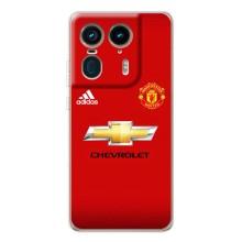 Силіконові Чохли з принтом Футбол на Motorola Edge 50 Ultra – Man United