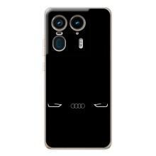 Силиконовый бампер с картинкой машины на Motorola Edge 50 Ultra – Силует Audi