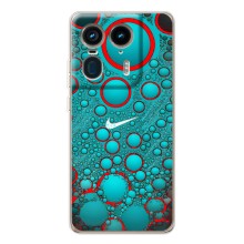 Силиконовый Чехол на Motorola Edge 50 Ultra с картинкой Nike (Найк зеленый)