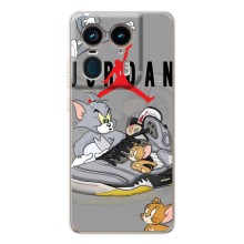 Силиконовый Чехол Nike Air Jordan на Мото Ейдж 50 Ультра (Air Jordan)