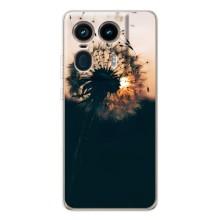 Силіконовий Чохол з кульбабками на Motorola Edge 50 Ultra – Гарна кульбабка