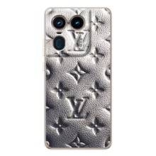 Текстурный Чехол Louis Vuitton для Мото Ейдж 50 Ультра (Бежевый ЛВ)