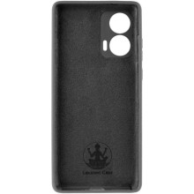 Чехол Silicone Cover Lakshmi Full Camera (AA) для Motorola Edge 50 – Черный
