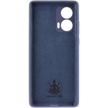 Чохол Silicone Cover Lakshmi Full Camera (AA) для Motorola Edge 50 – Синій