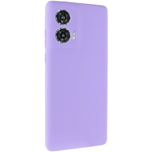 Чехол Silicone Cover Ummi Lakshmi Full Camera (AA) для Motorola Edge 50 – Сиреневый