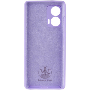 Чехол Silicone Cover Ummi Lakshmi Full Camera (AA) для Motorola Edge 50 – Сиреневый