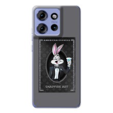 Брендновые Чехлы для Motorola Edge 50 - (PREMIUMPrint) (Бакс Бани LV)