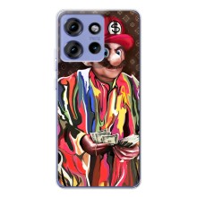 Брендновые Чехлы для Motorola Edge 50 - (PREMIUMPrint) (Mario LV)