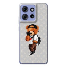 Брендновые Чехлы для Motorola Edge 50 - (PREMIUMPrint) (Мишка Луи)