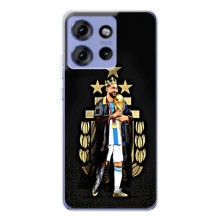 Чехлы для Motorola Edge 50 (Leo чемпион) (AlphaPrint) (Месси Король)