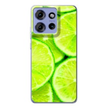 Чехлы с Фруктами для Motorola Edge 50 (VPrint) (Лайм)