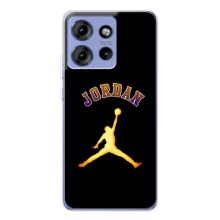 Чехлы для Motorola Edge 50 - с картинкой JORDAN (AlphaPrint) (Jordan Gold)