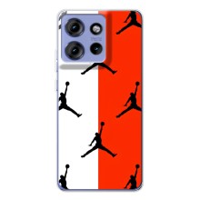 Чехлы для Motorola Edge 50 - с картинкой JORDAN (AlphaPrint) (Лого Джордан)