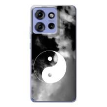 Чехлы с принтом Спортивная тематика для Motorola Edge 50 – Инь-Янь