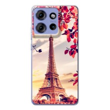 Чехол Эйфелева Башня для Motorola Edge 50 - (AlphaPrint) (Эйфелева Башня)