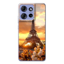 Чехол Эйфелева Башня для Motorola Edge 50 - (AlphaPrint) (Солнечная башня)