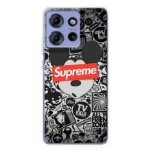 Чехол с Брендами одежды на Едж 50 – Supreme Маус