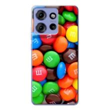 Чохол з зображенням смачної їжі для Motorola Edge 50 – Різнокольорові M&M'S