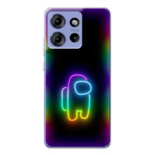 Чехол Амонг Ас для Motorola Edge 50 (AlphaPrint) (Яркий скин)