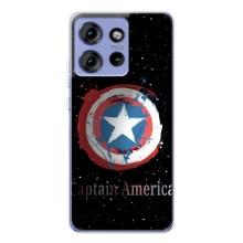 Чохол с Щітом Капітана Америки на Motorola Edge 50 – Щит Капітана