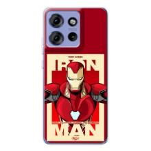 Чехол Супергерой Железный человек на Motorola Edge 50 – Iron man