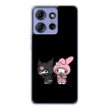 Чехол с кроликом Куроми на Motorola Edge 50 (Куроми и Мелоди)