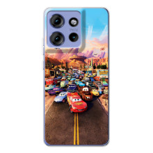 Силиконовый чехол Маквин для Motorola Edge 50 – Тачки Маквин