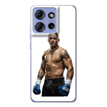 Чехол с картинкой Александр Усик для Motorola Edge 50 – Усик на белом