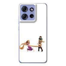 Чехол Рапунцель для Motorola Edge 50 (Рапунцель и Флин)