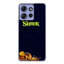 Чехол с мультфильмом Шрек на Motorola Edge 50 – Шрек лого