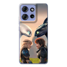 Чехол как приручить дракона на Motorola Edge 50 (Гикавка и Астрид)
