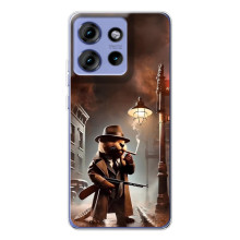 Чехол с мемами тралалело тралала для Motorola Edge 50 – Бобрито бандито