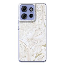 Мраморный чехол на Motorola Edge 50 (VPrint) (Белый мрамор)