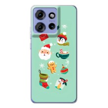 Новогодние Чехлы для Эдж 50 (VPrint) (Настроение НГ)