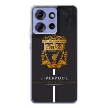 Силиконовые Чехлы принт Футбол на Motorola Edge 50 – Liverpool