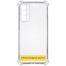 TPU чехол GETMAN Ease logo усиленные углы Full Camera для Motorola Edge 60 Fusion – Прозрачный