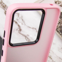 Чехол TPU+PC Lyon Frosted для Motorola Edge 60 Fusion – Розовый