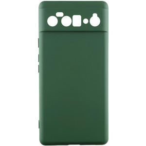 Чехол TPU GETMAN Liquid Silk Full Camera для Motorola Edge 60 Fusion – Зеленый