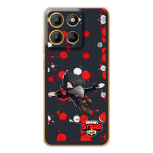 Бампер (ТПУ) с принтом Brawl Stars на Эйдж 60 Фюжин (Черный Ворон)