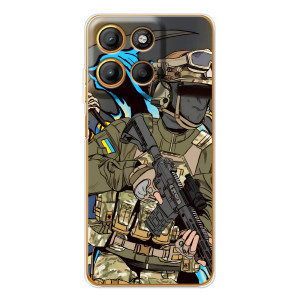 Чехлы с картинкой ЗСУ для Motorola Edge 60 Fusion (AlphaPrint)