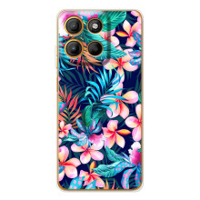 Чехол для Эдж 60 Фюжин - с принтом (Дизайнерские) (AlphaPrint) (Красочные цветы)