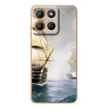 Чехол для смартфона Motorola Edge 60 Fusion Художественное Искусство – Картина Корабли
