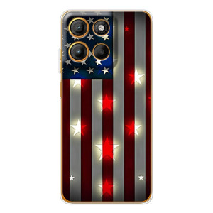 Чохол Прапор USA для Motorola Edge 60 Fusion – Прапор США 2