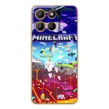 Чехол майнкрафт для Motorola Edge 60 Fusion (MINECRAFT)