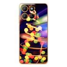 Чохол новорічна ялинка на Motorola Edge 60 Fusion (Гірлянди)
