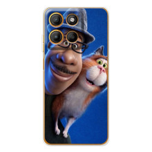 Чехол с принтом Душа на Motorola Edge 60 Fusion (Джо и кот)