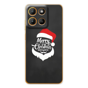 Чехол Санта Клаус для Motorola Edge 60 Fusion (Санта Крисмас)