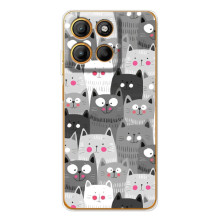 Чехол с милыми котиками на  (Коллаж с котами)