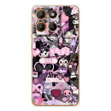 Чехол с кроликом Куроми на Motorola Edge 60 Fusion – Коллаж Куроми