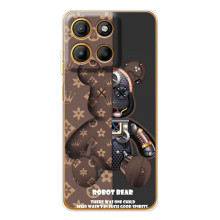 Чехол с брендом Луи Витон на  – Мишка робот